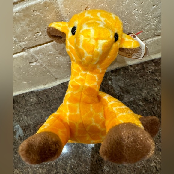 Ty Beanie Baby Twigs The Giraffe DOB May 19, 1995 - Picture 3 of 8